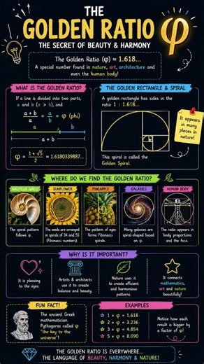 🔥 The Golden Ratio: Nature's Perfect Formula