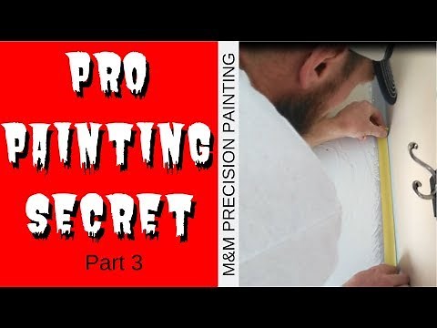 How To Paint An Inside Corner With Contrasting Colors | Best Method Possible Part Three