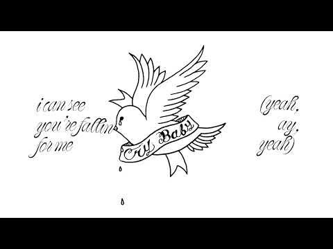 Lil Peep - falling 4 me (Official Lyric Video)