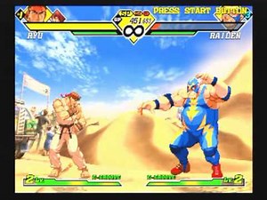 Capcom vs SNK 2 (PS2) Gameplay