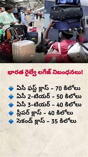 🚆 Indian Railways Luggage Rules 2025 | Train Journey Luggage Limit | Extra Baggage Fine Explained