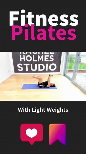Try this Fitness Pilates with light weights exercise today- legs in table top drop to the fly position with the knees dropping at the same time and bring back again- follow for more pilates workouts #fitnesspilates #pilates | Fitness Pilates | Facebook