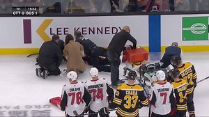 597K views · 2K reactions | This is one of the scariest scenes to ever occur at an NHL game. Prayers with Scott Sabourin tonight  | Gino Hard | Facebook