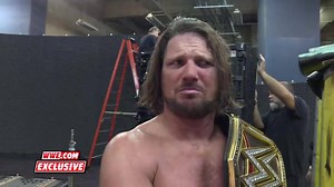 EXCLUSIVE: Find out what AJ Styles has to say now that he has the title to prove he's THE FACE THAT RUNS THE PLACE! | WWE