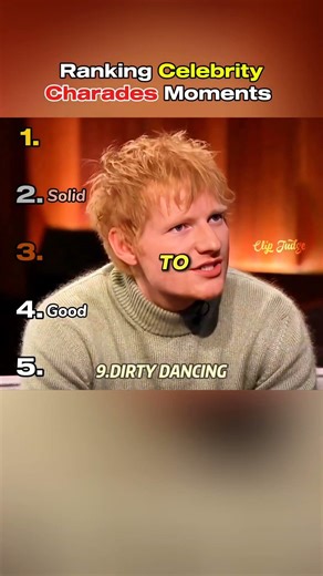 Ranking CELEBRITY CHARADES MOMENTS