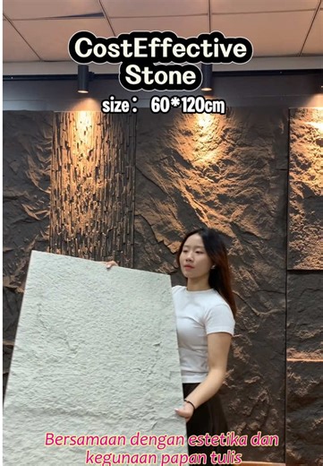 Panel PU ringan kokoh, ideal buat partisi ruang kerja dari rumah.#pustone #panpldinding #pustonepanels #LiveOutlandish