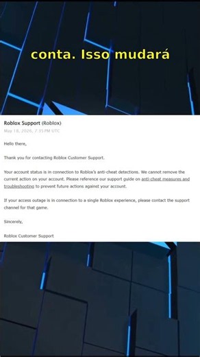 Roblox Atualiza Sistema #Roblox #NoticiasRobloxBR