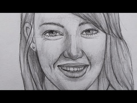 How to Sketch a Girl’s Face with Loomis Method