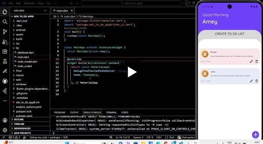 #flutter #sqflite #mobiledevelopment #flutterdev #appdevelopment #core2web | Amey Vagare