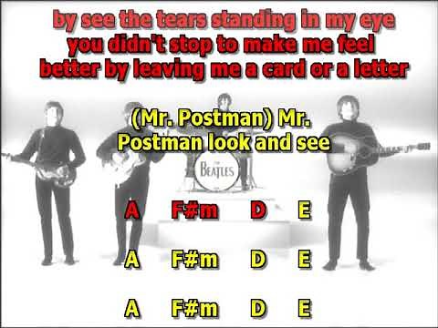 Please Mister Postman Beatles mizo lead vocals lyrics chords cover
