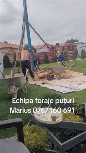 Realizare foraje puturi manual, puturi eficiente si rapide, foraje puturi pentru alimenare cu apa