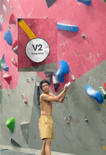 Exploring V2 Bouldering at Kampret Gym