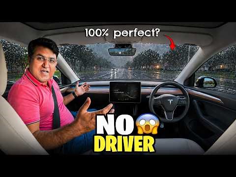 My First RoboTaxi Ride in Heavy Rain in Houston😱🇺🇸