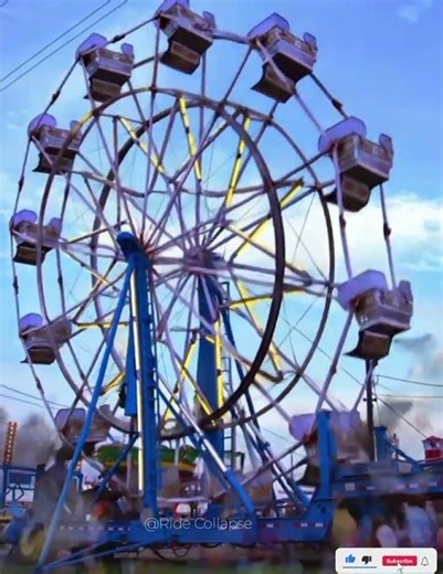 “Terrifying Ride Malfunction Caught on Camera 🎢😱 | Real Footage”