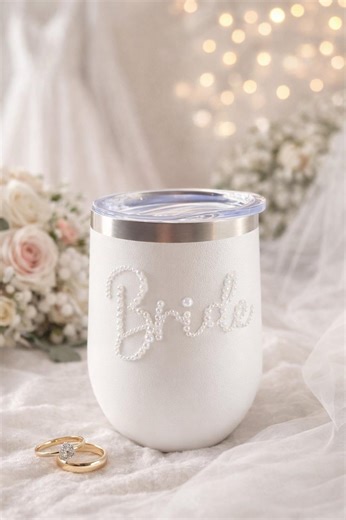 Bride Wine Tumbler, Bridal Party Gift, Bachelorette Party Favor, Bride Gift, Personalized Tumbler - Etsy