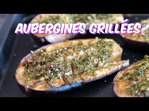 Aubergines grillées