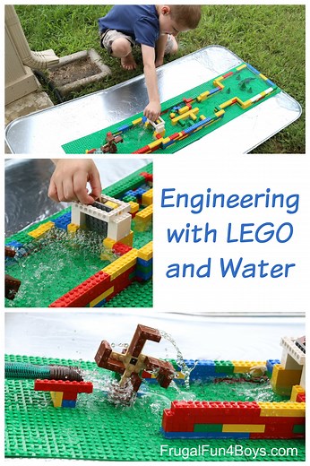Engineering for Kids: Build a LEGO Water Wheel - Frugal Fun For Boys and Girls