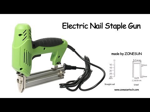 How to use 2 In 1 Framing Tacker Electric Nails Staple Gun