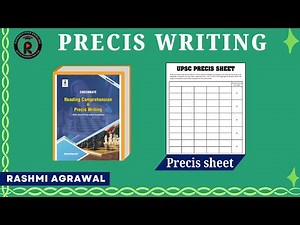 Precis Writing on Precis Sheet (English Compulsory for IAS and CAPF AC)