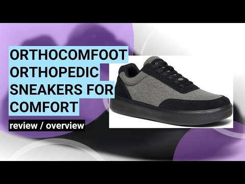 OrthoComfoot Men's Orthopedic Sneakers Review: Comfort & Support for Plantar Fasciitis
