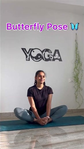 Butterfly Pose (Baddha Konasana) | Yoga for Hip Opening, Digestion & Relaxation #viral #yoga