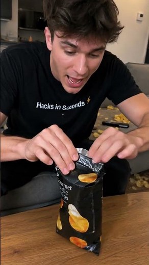 Spilled Your Chips? Here's How to Seal the Bag Without a Clip ⚡