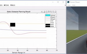 Prescan matlab Carsim 自动驾驶决策规划算法实现