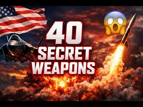 "40 Most Powerful US Military Weapons Explained in 5 Minutes ⚡"