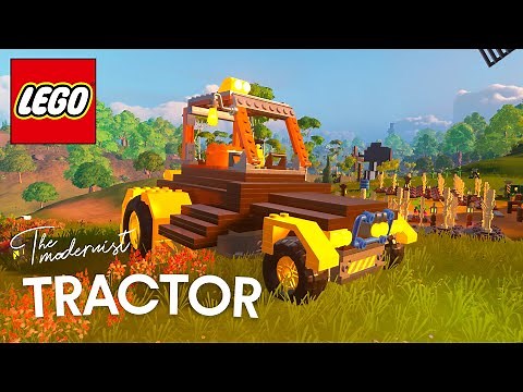 How To Build a Simple Tractor in Fortnite Lego!