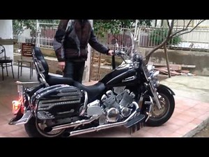 1998 Yamaha Royal star 1300 Cold start Exhaust sound