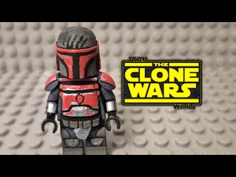 Custom Lego Darth Maul Super Commando Mandalorian minifigure | Clone Wars