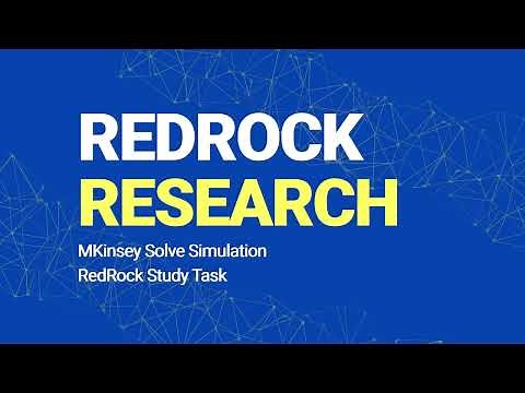 McKinsey Solve's New Game (2023 update) - Redrock Research (with footage)