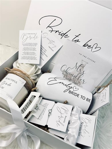 Personalized Bride to Be Gift Box Set: Wedding Day Survival Kit - Etsy UK