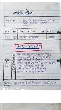 Micro Teaching Civics Lesson Plan #president #lessonplan #bed #microteaching