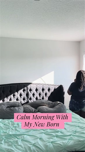 Calm Morning Routine with My Newborn