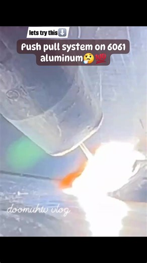 Push pull system on 6061 aluminum #doomuhtvvlog #highlightsシ゚ #leadwelding #fabrication #tigwelding #metalfabrication #highlight #contentcreator #fblifestyle | Oliver Zamora