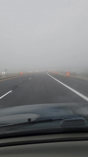 Just a slow drive into work... Do you like foggy weather? | Inspired Wellness
