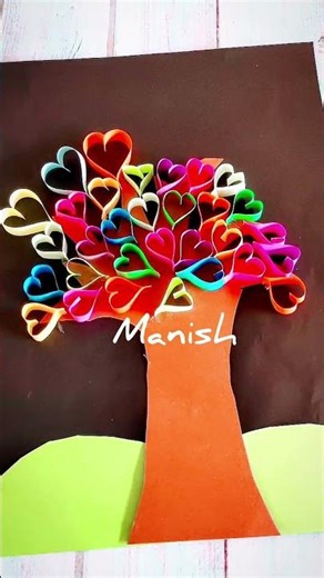 Colorful DIY Tree Art - A Step-By-Step Guide