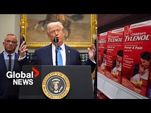 “Don’t take Tylenol”: Trump, US health officials tie prenatal use to autism | FULL