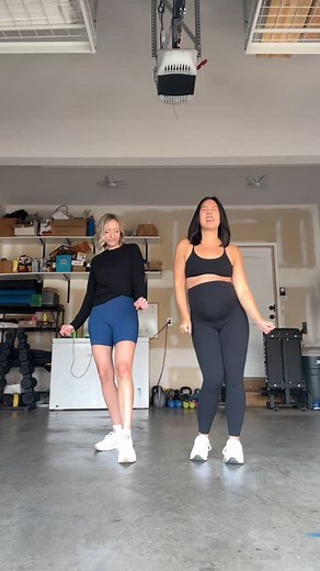 Shuffle Mamas on Instagram: "You guys loved the low impact shuffle options, so we created this choreography with LOW IMPACT in mind. We took out all the micro bounces and focused more on interesting and fun steps. We had a blast with this one! And we were still sweating and getting some good cardio in! Christina didn’t even have to pee once while drilling this choreo😂 Do you guys want to see more low impact shuffles??"
