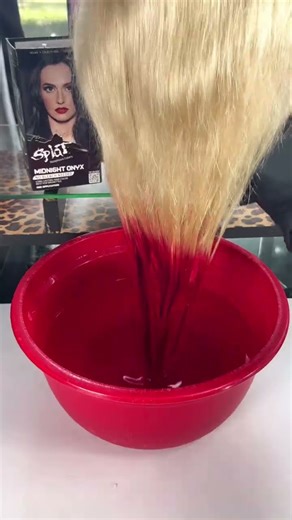 Harley Quinn inspired wig with the limited edition Batman x @splathairdye collectible kit