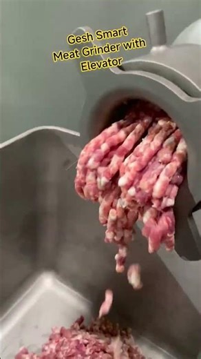 Meat Grinder with Elevator‌ #sausage packaging machine