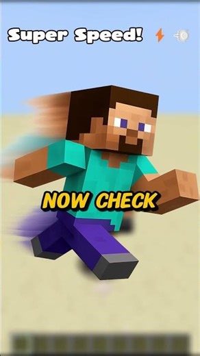 Minecraft But I Can Run SUPER FAST! ⚡💨