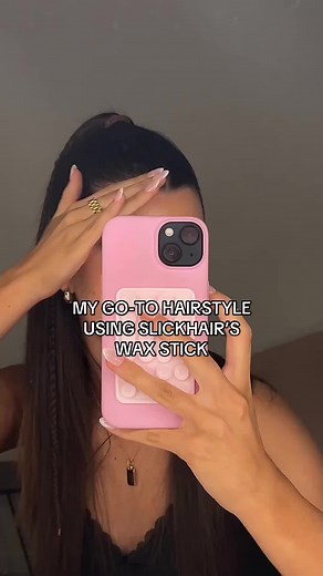 wax stick tricks 🎀 @Vic pairs the everday hairbrush with our wax stick for the cutest hairstyle