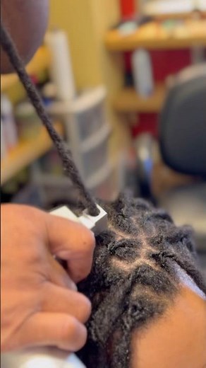 AMAZON DREADLOCK MACHINE Doing Loc Retouch #viralshorts