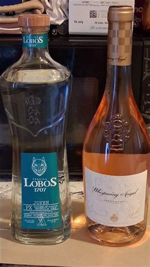 LOBOS 1707 TEQUILA & WHISPERING ANGLE BOTTLE IS ALWAYS MY FAVORITE DRINKS.😍🦋🦋😍