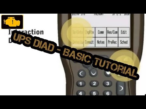 How to use UPS Diad - Basic Tutorial