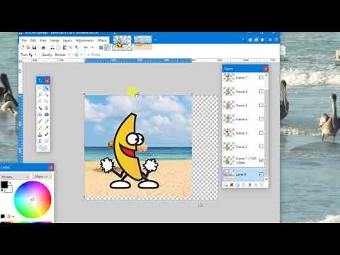 How to import a Gif into Paint.net.
