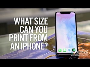 What size can you print from your iPhone?