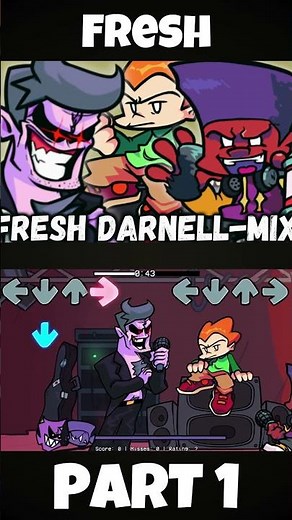 FNF - Fresh Darnell-mix [PART 1] [Fanchart] (FNF MOD) #shorts
